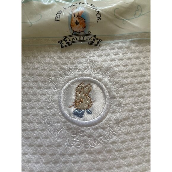 Peter Rabbit & Friends Layette Bib For Babies 100% Cotton Made In USA Embroidere - Picture 3 of 9